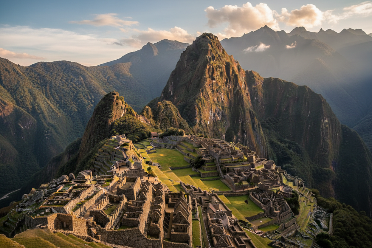 Paisaje peruano - Machu Picchu